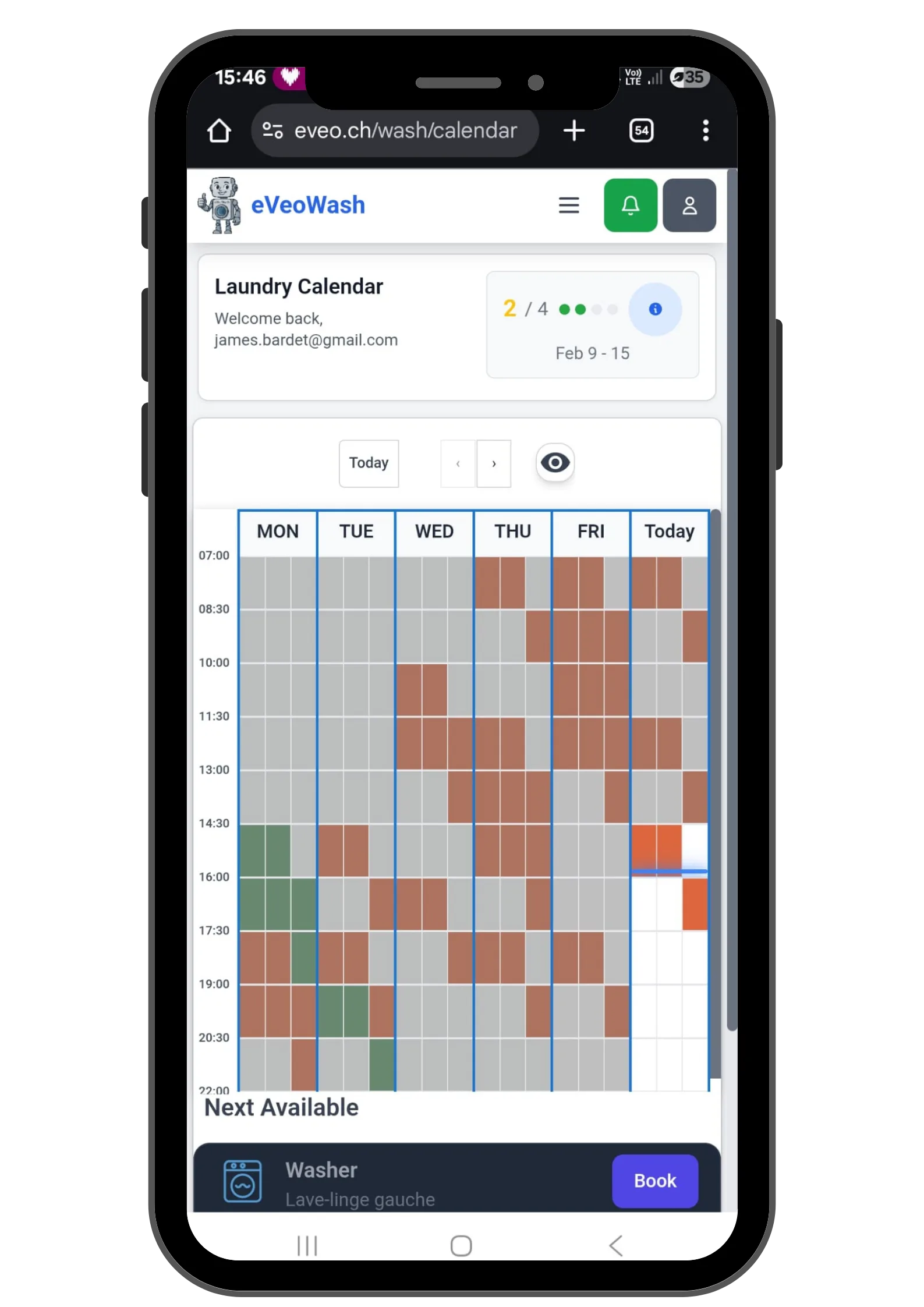 Booking app